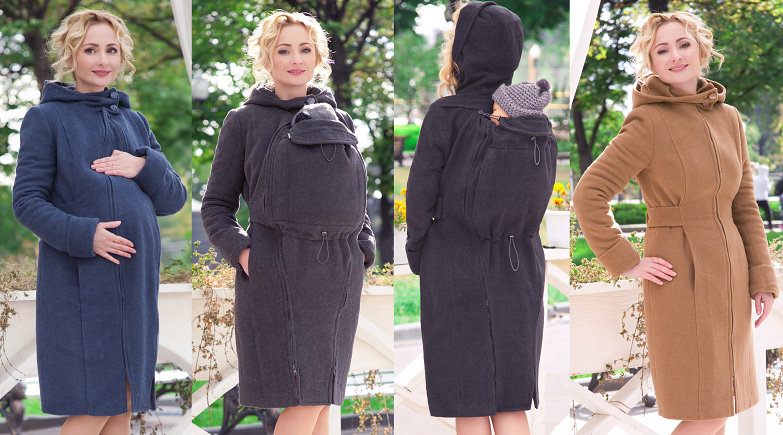 Diva Milano Wool Babywearing Coat