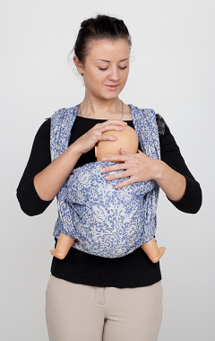Breastfeeding in a wraparound sling