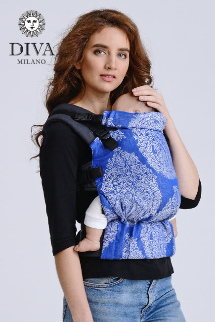 Diva Half Wrap Conversion Buckle Carrier: Azzurro, The One!