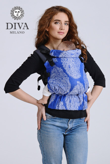 Diva Half Wrap Conversion Buckle Carrier: Azzurro, The One!