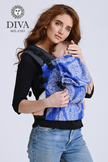 Diva Half Wrap Conversion Buckle Carrier: Azzurro, The One!