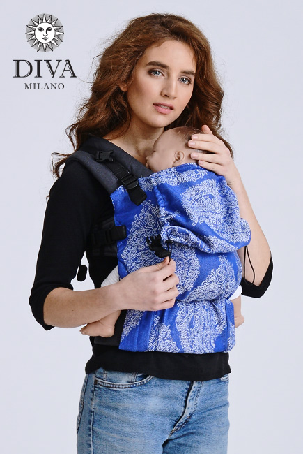 Diva Half Wrap Conversion Buckle Carrier: Azzurro, The One!Diva Half Wrap Conversion Buckle Carrier: Azzurro, The One!
