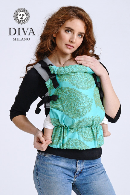 Diva Half Wrap Conversion Buckle Carrier: Menta, The One!