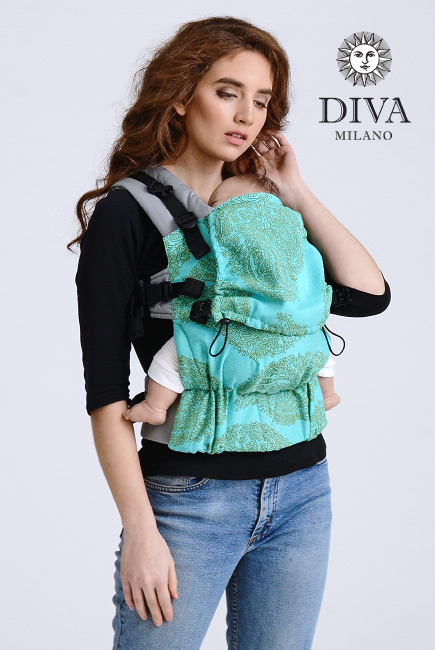 Diva Half Wrap Conversion Buckle Carrier: Menta, The One!