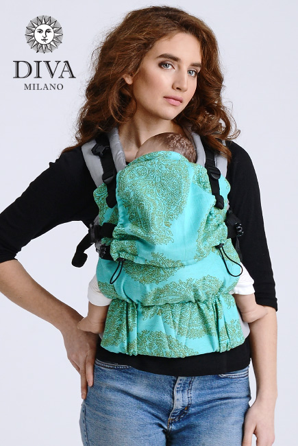 Diva Half Wrap Conversion Buckle Carrier: Menta, The One!