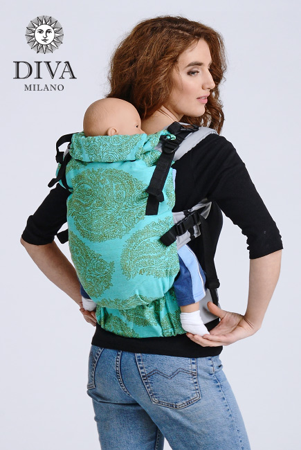 Diva Half Wrap Conversion Buckle Carrier: Menta, The One!