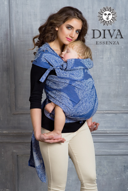 Diva Toddler Mei Tai 100% cotton: Azzurro