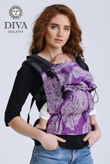 Diva Half Wrap Conversion Buckle Carrier: Viola Bamboo, The One!