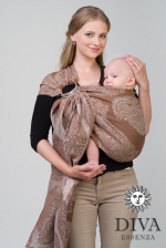 Diva Essenza Moka Linen Ring Sling