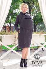Babywearing Wool Winter Coat, Antracite