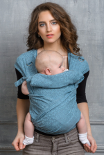 Diva Basico Mei Tai 100% cotton with a hood: Luna