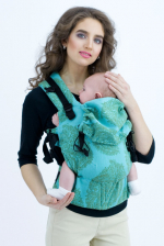 Diva Essenza Wrap Conversion Buckle Carrier: Menta Bamboo, The One!