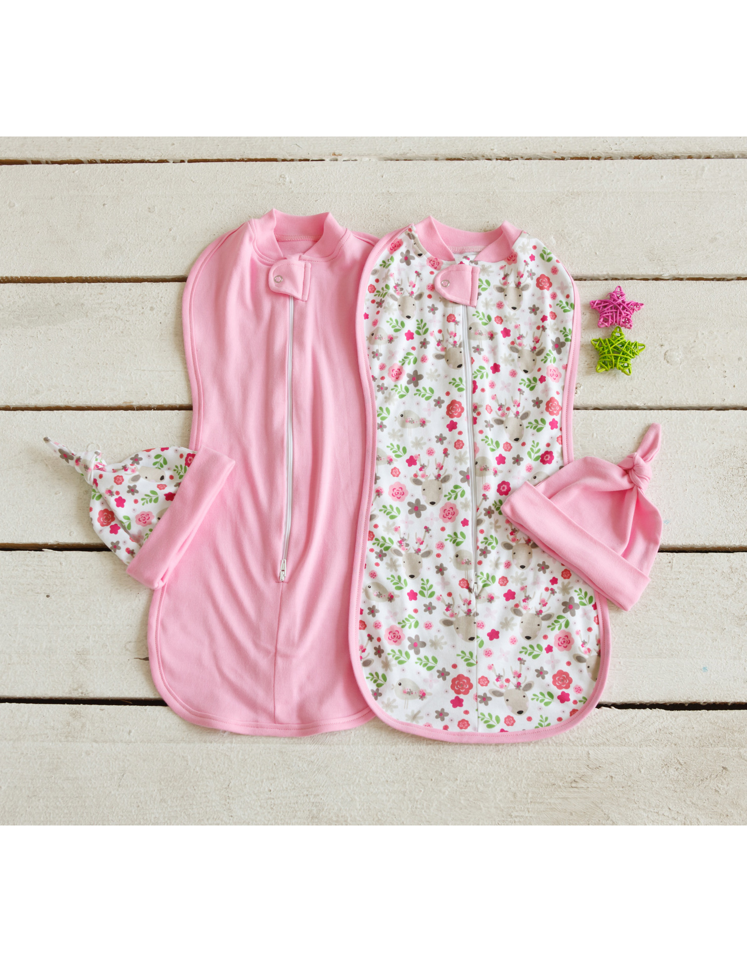 Swaddle Pods Set, Flowers