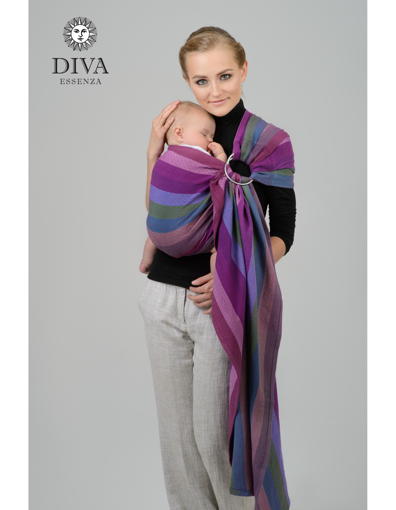Diva Essenza 100% cotton diamond weave: Musa Ring Sling