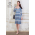 Nursing Dress Diva Nursingwear Alba Long Sleeved, Iceberg