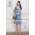 Nursing Dress Diva Nursingwear Alba Long Sleeved, Iceberg