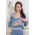 Nursing Dress Diva Nursingwear Alba Long Sleeved, Iceberg