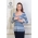 Nursing Top Diva Nursingwear Alba Long Sleeved, Iceberg