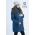 Babywearing Winter Coat 4 in 1 with a Back-Carry Option, Azzurro