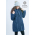Babywearing Winter Coat 4 in 1 with a Back-Carry Option, Azzurro