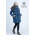 Babywearing Winter Coat 4 in 1 with a Back-Carry Option, Azzurro