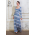 Nursing Dress Diva Nursingwear Stella Maxi Long Sleeved, Iceberg