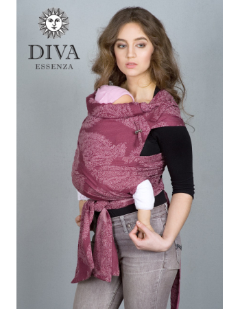 Diva Essenza Mei Tai 100% cotton: Berry