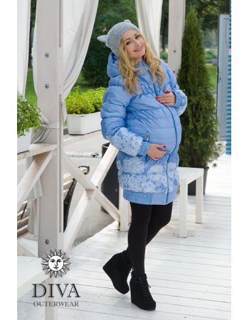 Babywearing Coat 3 in 1 (high-warm), Celeste