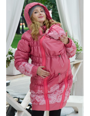Babywearing Coat 3 in 1 (high-warm), Corallo