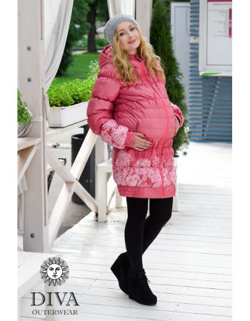 Babywearing Coat 3 in 1 (high-warm), Corallo