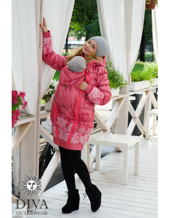 Babywearing Coat 3 in 1 (high-warm), Corallo