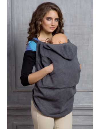 Wool Babywearing Cover, Antracite