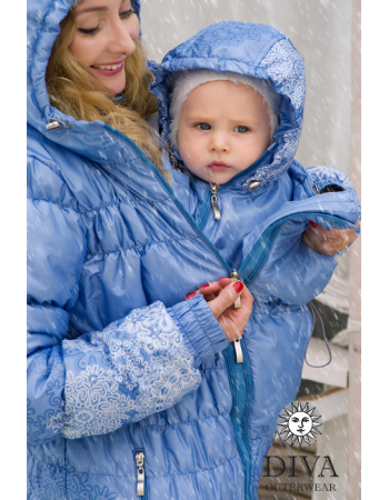Babywearing Coat 3 in 1 (high-warm), Bianco
