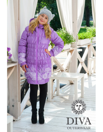 Babywearing Coat 3 in 1 (high-warm), Lavanda