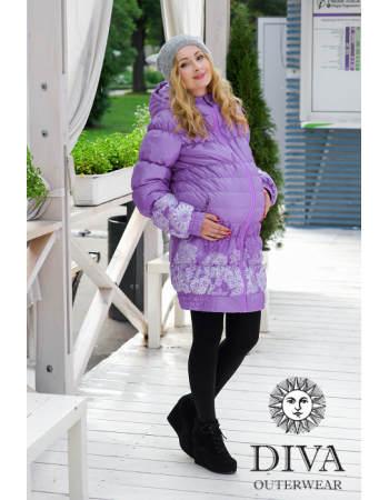Babywearing Coat 3 in 1 (high-warm), Lavanda