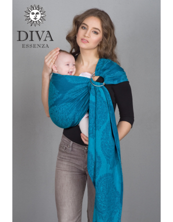 Diva Essenza 100% cotton: Ceruleo Ring Sling