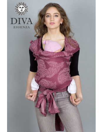 Diva Essenza Mei Tai 100% cotton: Berry