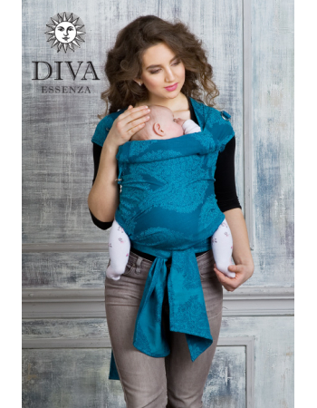 Diva Essenza Mei Tai 100% cotton: Ceruleo