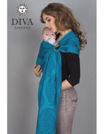 Diva Essenza 100% cotton: Ceruleo Ring Sling
