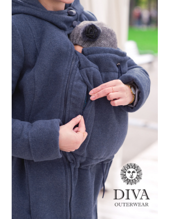 Babywearing Wool Winter Coat, Notte