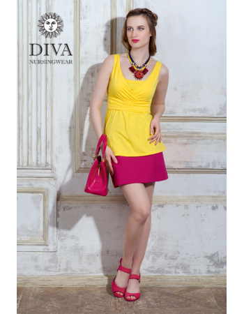 Nursing Top Diva Nursingwear Alba, Limone