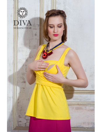 Nursing Top Diva Nursingwear Alba, Limone