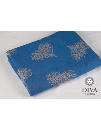 Diva Basico Mei Tai 100% cotton: Azzurro