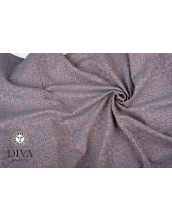 Diva Basico Mei Tai 100% cotton with a hood: Cacao