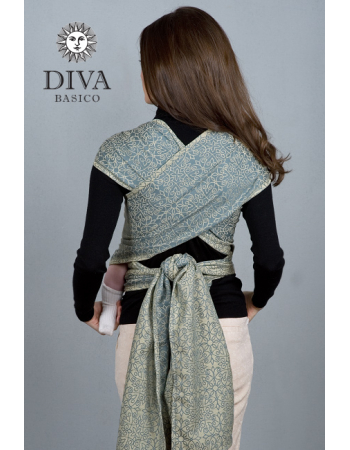 Diva Basico Mei Tai 100% cotton: Damasco