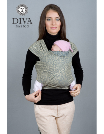 Diva Basico Mei Tai 100% cotton: Damasco