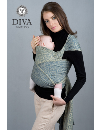Diva Basico Mei Tai 100% cotton: Damasco