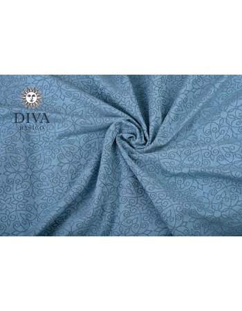 Diva Basico Mei Tai 100% cotton with a hood: Luna