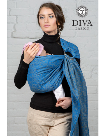 Diva Basico 100% cotton: Zaffiro Ring Sling