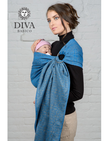 Diva Basico 100% cotton: Zaffiro Ring Sling